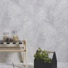 Neue Bude Vliestapete Dschungel grau 37411-5