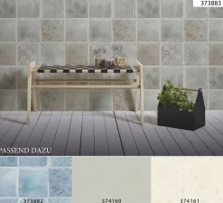 Neue Bude Vliestapete Struktur Uni grau taupe 37416-9