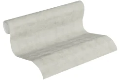 Neue Bude Vliestapete Struktur Uni grau taupe 37416-9