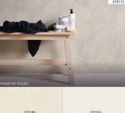 Neue Bude Vliestapete Struktur Uni taupe 37416-6