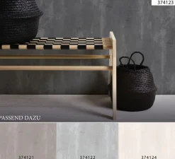 Neue Bude Vliestapete Uni meliert grau 37412-1