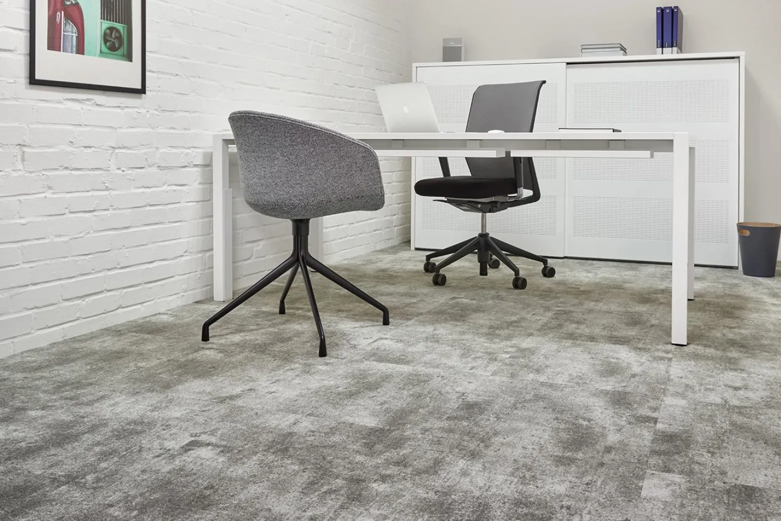 Objekt Teppichfliesen Beton-Optik Fliese Balta Graphite