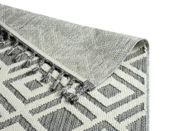 Outdoor Teppich Grafisch Muster grau creme Astra Trevi
