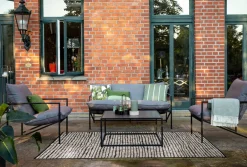 Outdoor Teppich Schöner Wohnen anthrazit Gitter Parkland