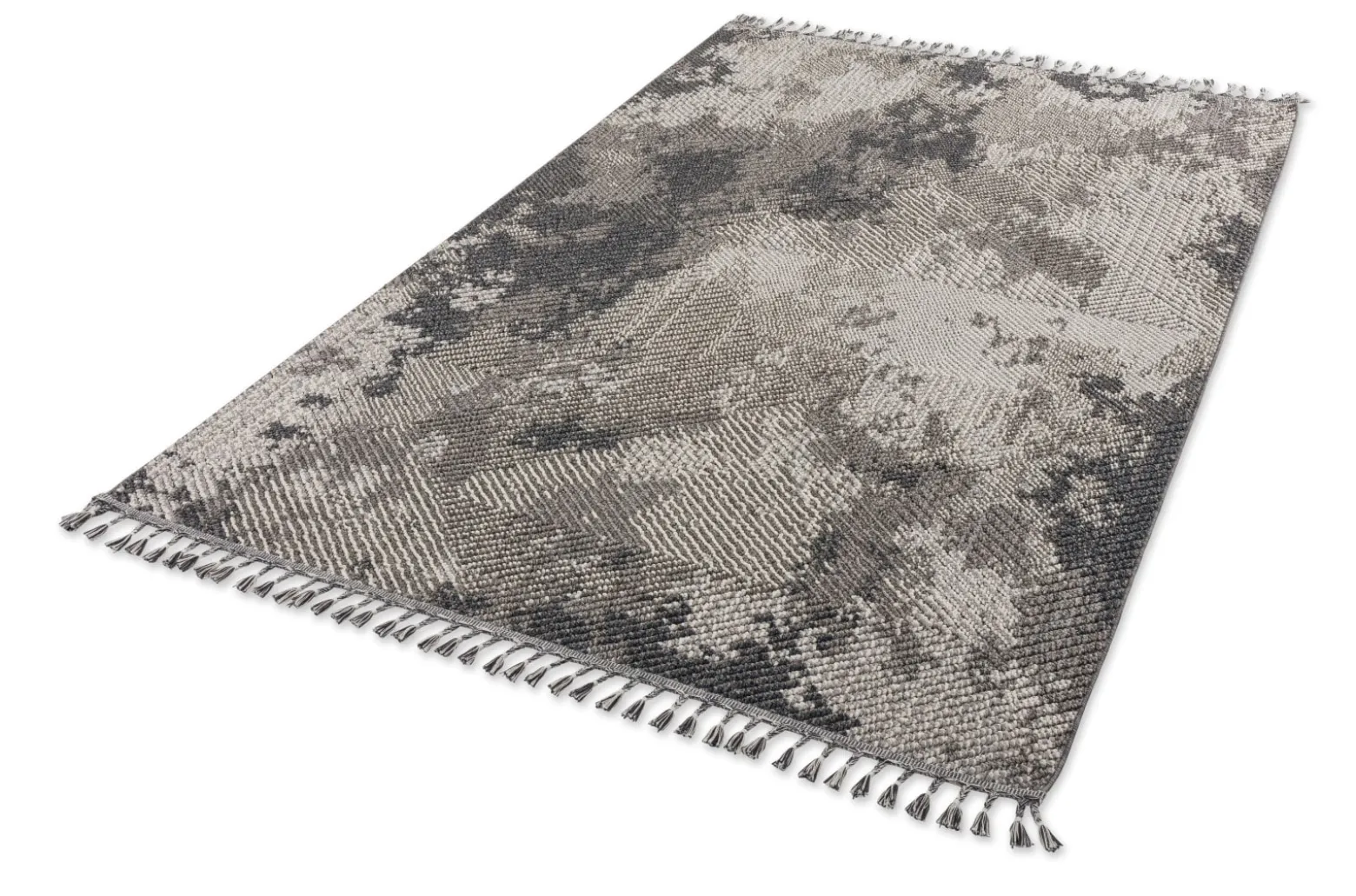 Outdoor Teppich Shabby Grafisch grau blau Astra Trevi