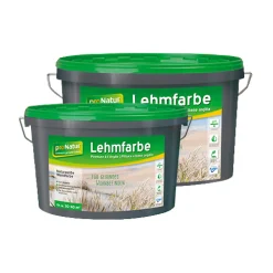 Pronatur Lehmfarbe Wandfarbe 5 Liter Lösungsmittelfrei