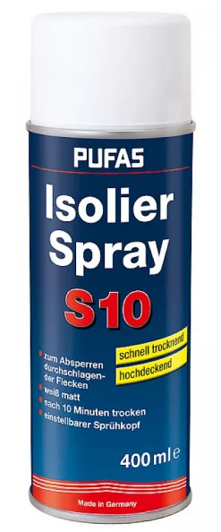 PUFAS Flecken Isolierspray weiß deckend 400 ml