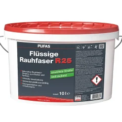 PUFAS Flüssige Rauhfaser R25 weiß ansatzfrei 10 L