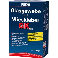 PUFAS Glasgewebe- und Vlieskleber 1kg GK ultra