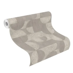 Rasch Concrete Tapete Beton Grafik Grau Taupe 521351