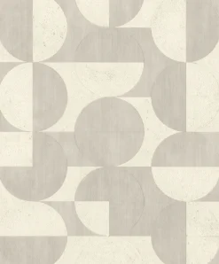 Rasch Concrete Tapete Beton Grafik Creme Grau 521313