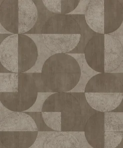 Rasch Concrete Tapete Beton Grafik Braun 521368