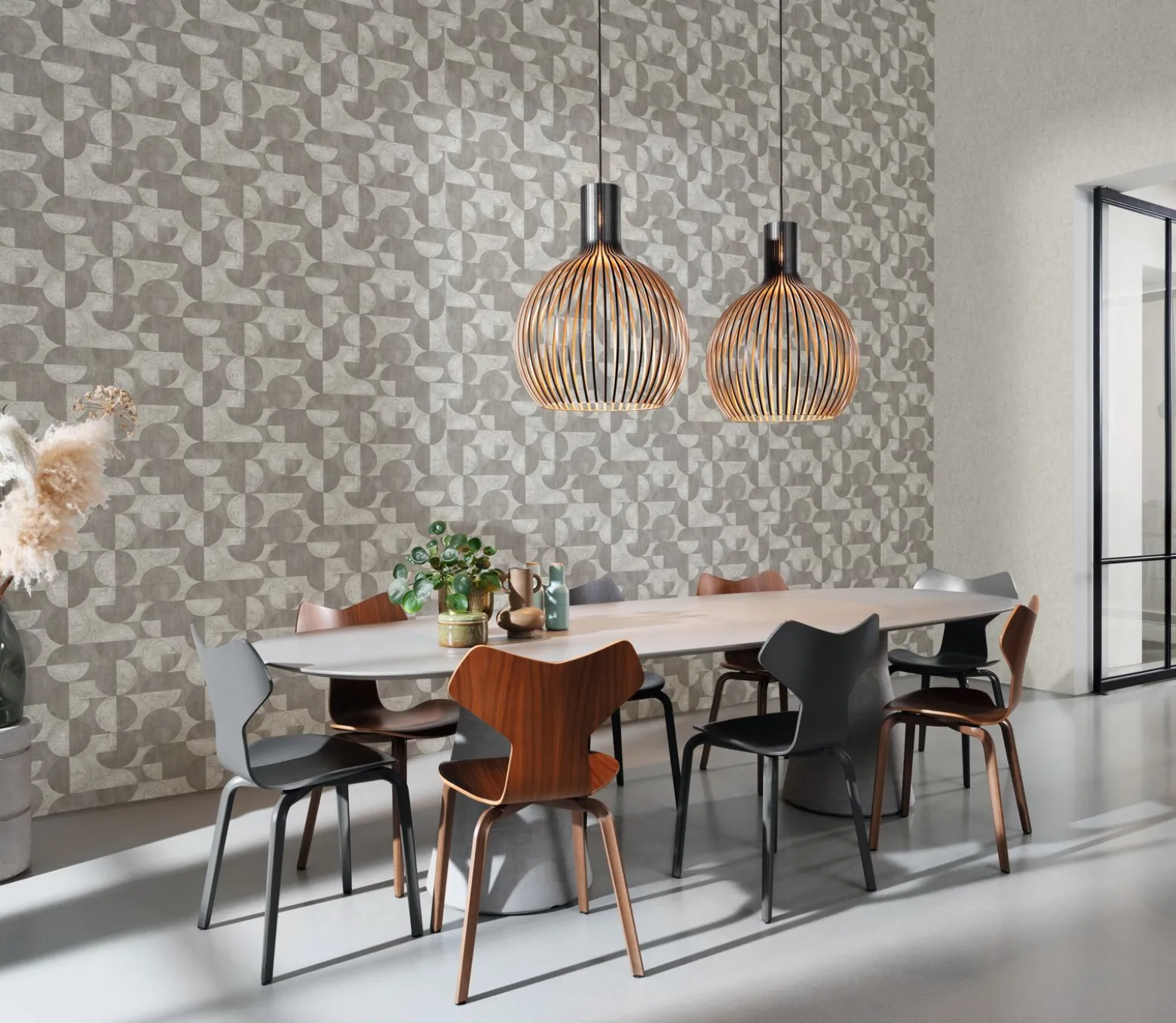 Rasch Concrete Tapete Betonoptik Greige 520859