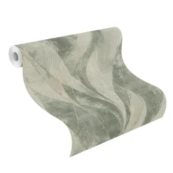 Rasch Concrete Tapete Ranken Grün 520057
