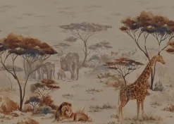 Rasch Fototapete Vlies Tiere Afrika Braun Grau 363692