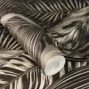 Rasch Vliestapete Blätter Schwarz Gold Metallic 751833
