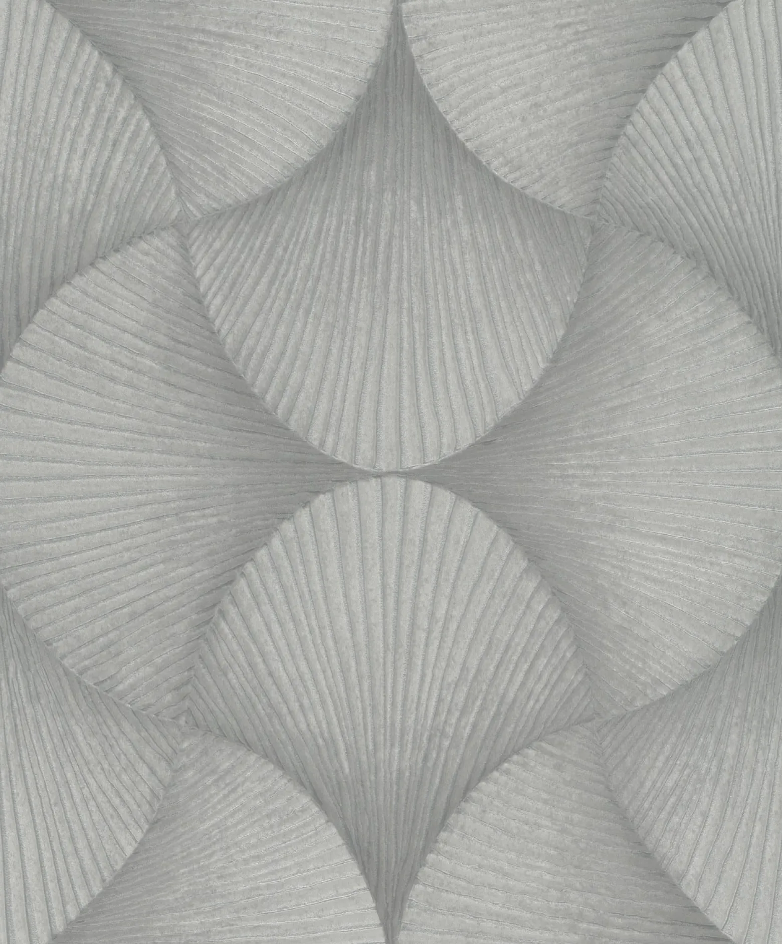 Rasch Vliestapete Fächer Grafik Silber Metallic 608212