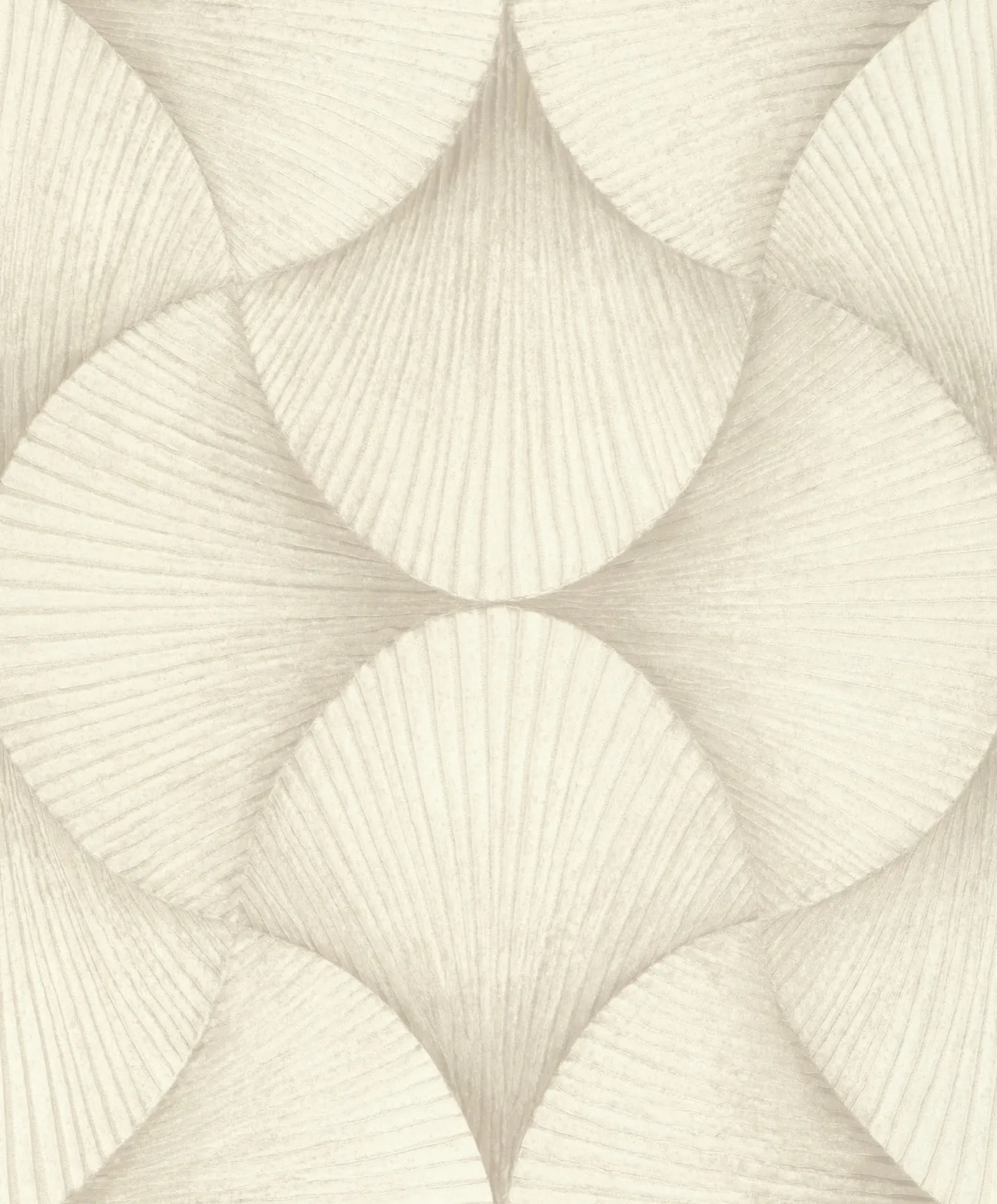 Rasch Vliestapete Fächer Grafik Creme Metallic 608229