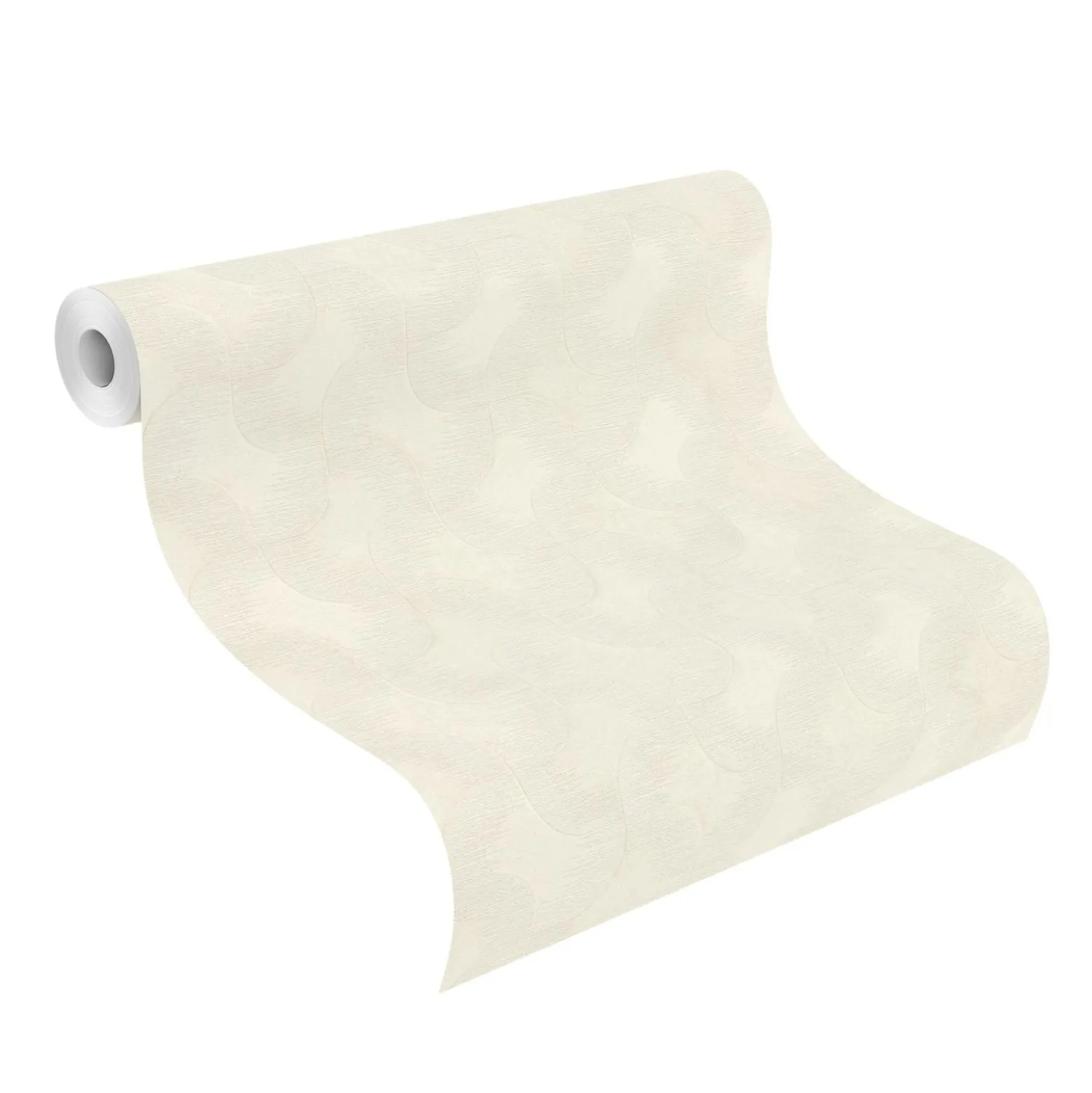 Rasch Vliestapete Grafik Creme Metallic 608120