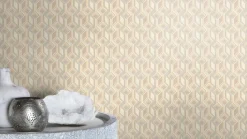 Rasch Vliestapete Grafik 3D-Optik Beige Braun 746518