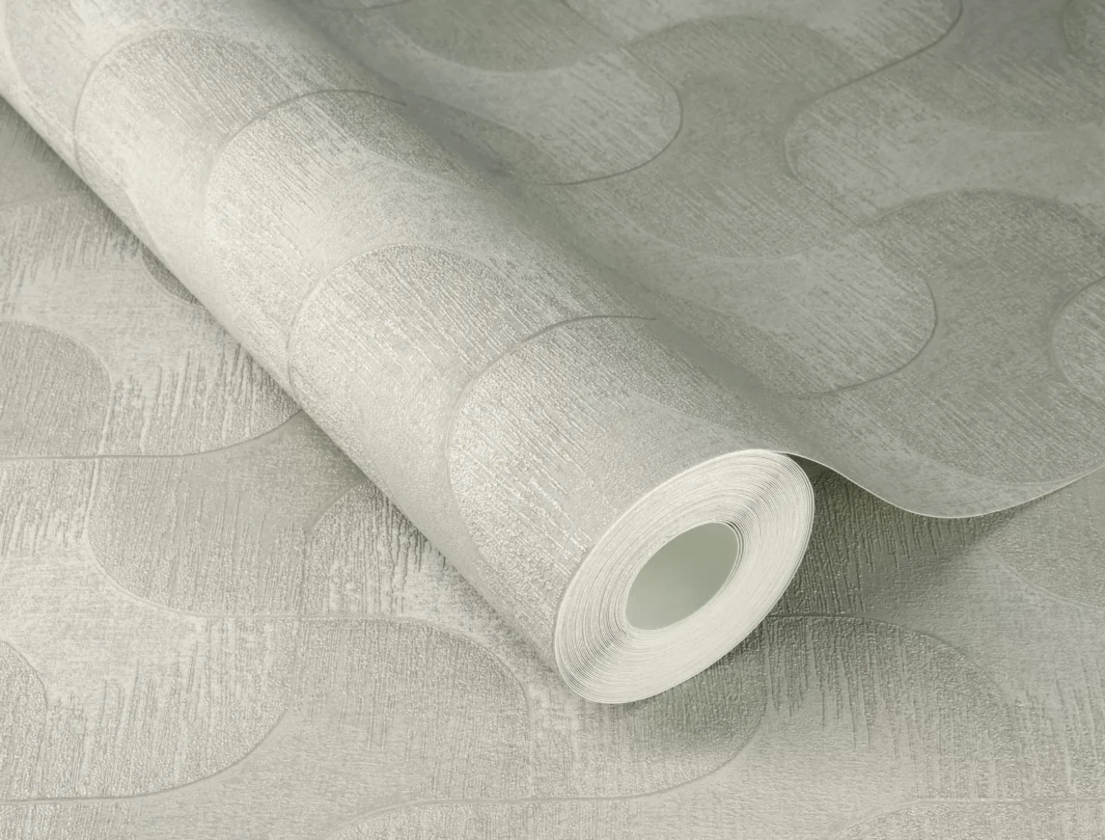 Rasch Vliestapete Grafik Grau Silber Metallic 608144