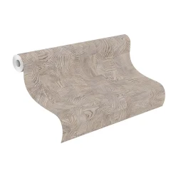 Rasch Vliestapete Holzoptik Mosaik Beige Grau 751635