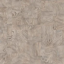 Rasch Vliestapete Holzoptik Mosaik Beige Grau 751635