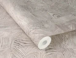 Rasch Vliestapete Holzoptik Mosaik Hellgrau 751642