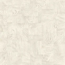 Rasch Vliestapete Holzoptik Mosaik Cremeweiß 751628