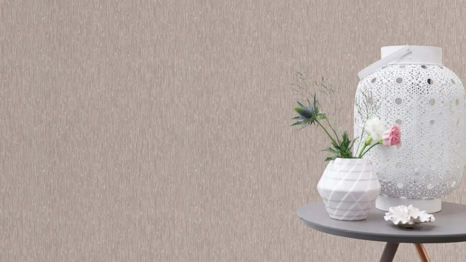 Rasch Vliestapete Muster Grafik Beige Grau Silber 844214