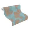 Rasch Vliestapete Paisley Blau Bronze Metallic 746440