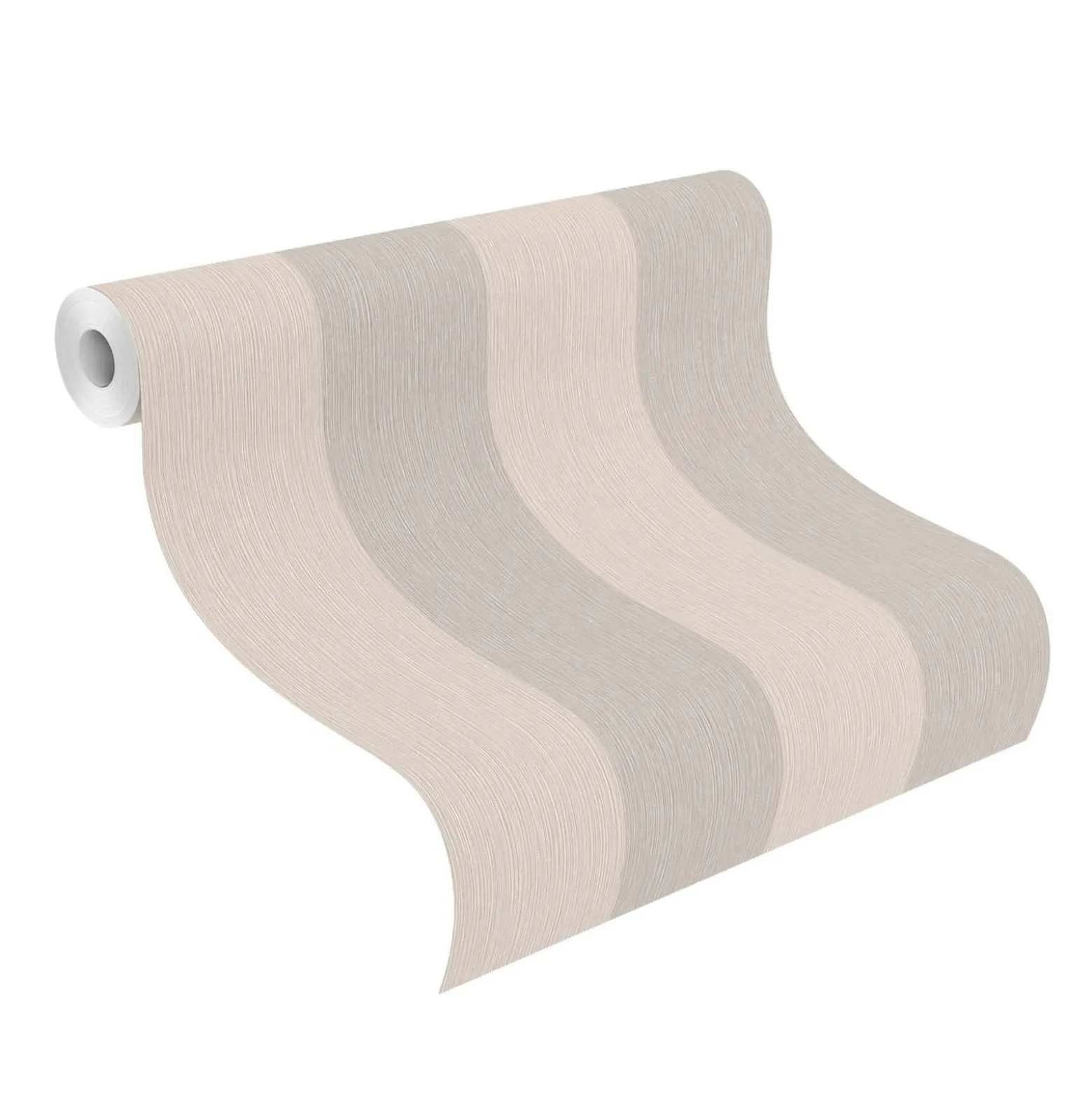 Rasch Vliestapete Streifen Grau Rosa Silber 844023