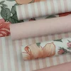 Rasch Vliestapete Streifen Muster Weiß Rosa 252750