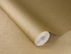 Rasch Vliestapete Struktur Linien Gold Metallic 608618