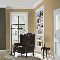 Rasch Vliestapete Struktur Linien Gold Metallic 608618