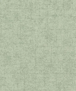Rasch Vliestapete Textil Look Grün Silber 507843