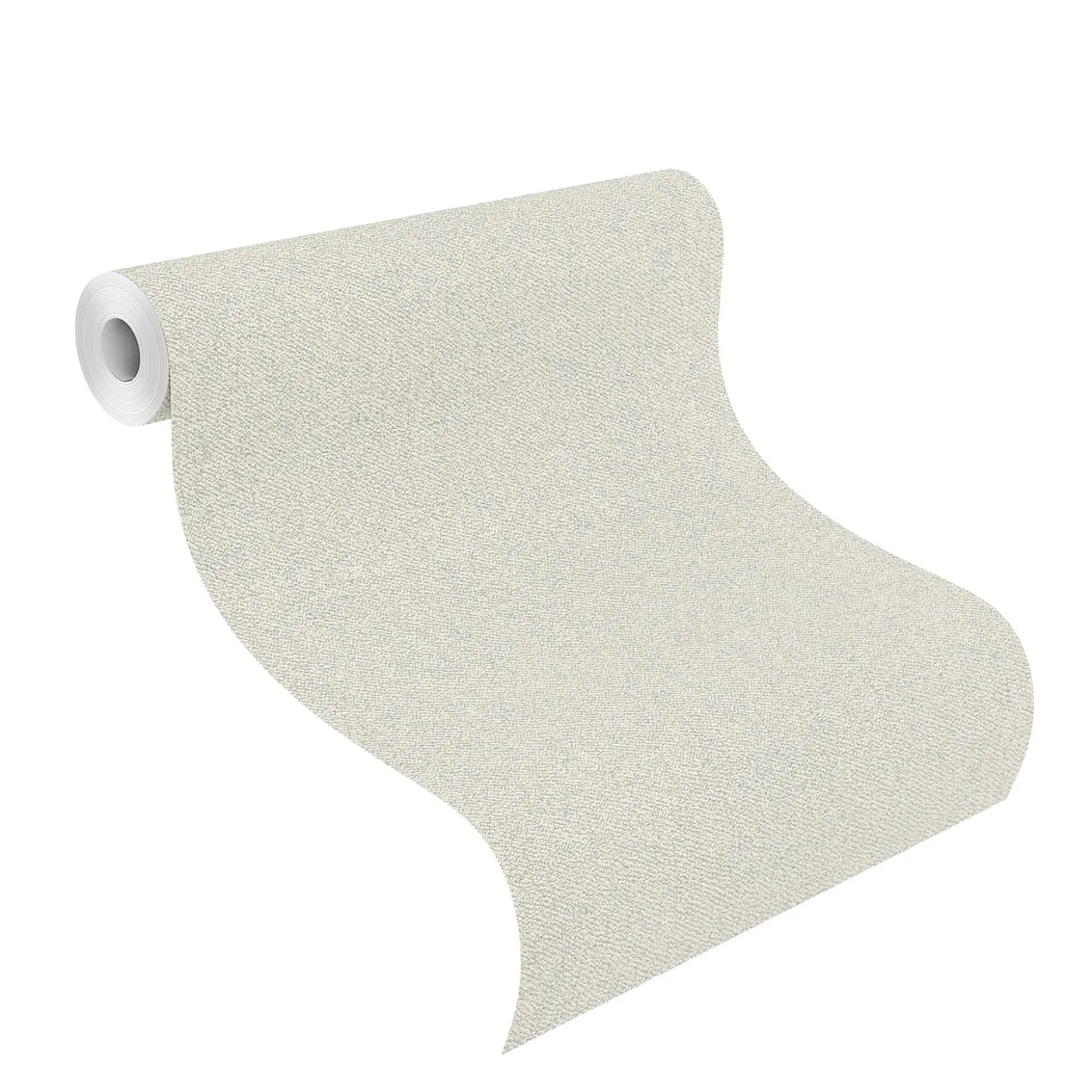 Rasch Vliestapete Textil Look Weiß Beige Silber 507065