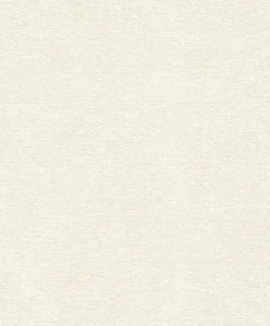 Rasch Vliestapete Textil Look Weiß Silber 507812