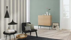 Rasch Vliestapete Textil Optik Hellgrün Silber 844412