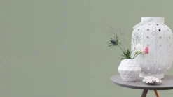 Rasch Vliestapete Textil Optik Uni Hellgrün 746136
