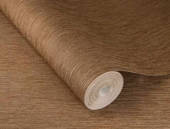 Rasch Vliestapete Textil Optik Braun Kupfer 844405