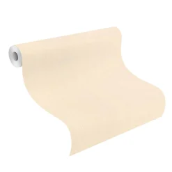 Rasch Vliestapete Textil Optik Uni Creme Beige 746020