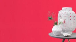 Rasch Vliestapete Textil Optik Uni Pink 746181