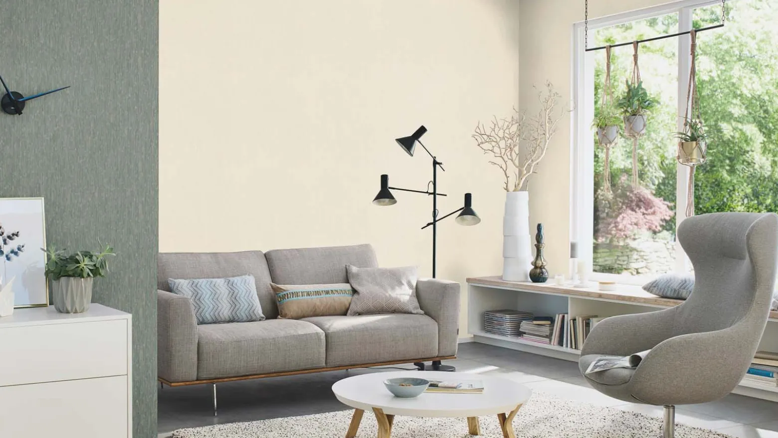 Rasch Vliestapete Textil Optik Beige Perlbeige 844313