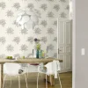 Rasch Vliestapete Textil Uni silber 649147