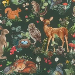 Rasch Vliestapete Tiere Natur Grün Braun 300338