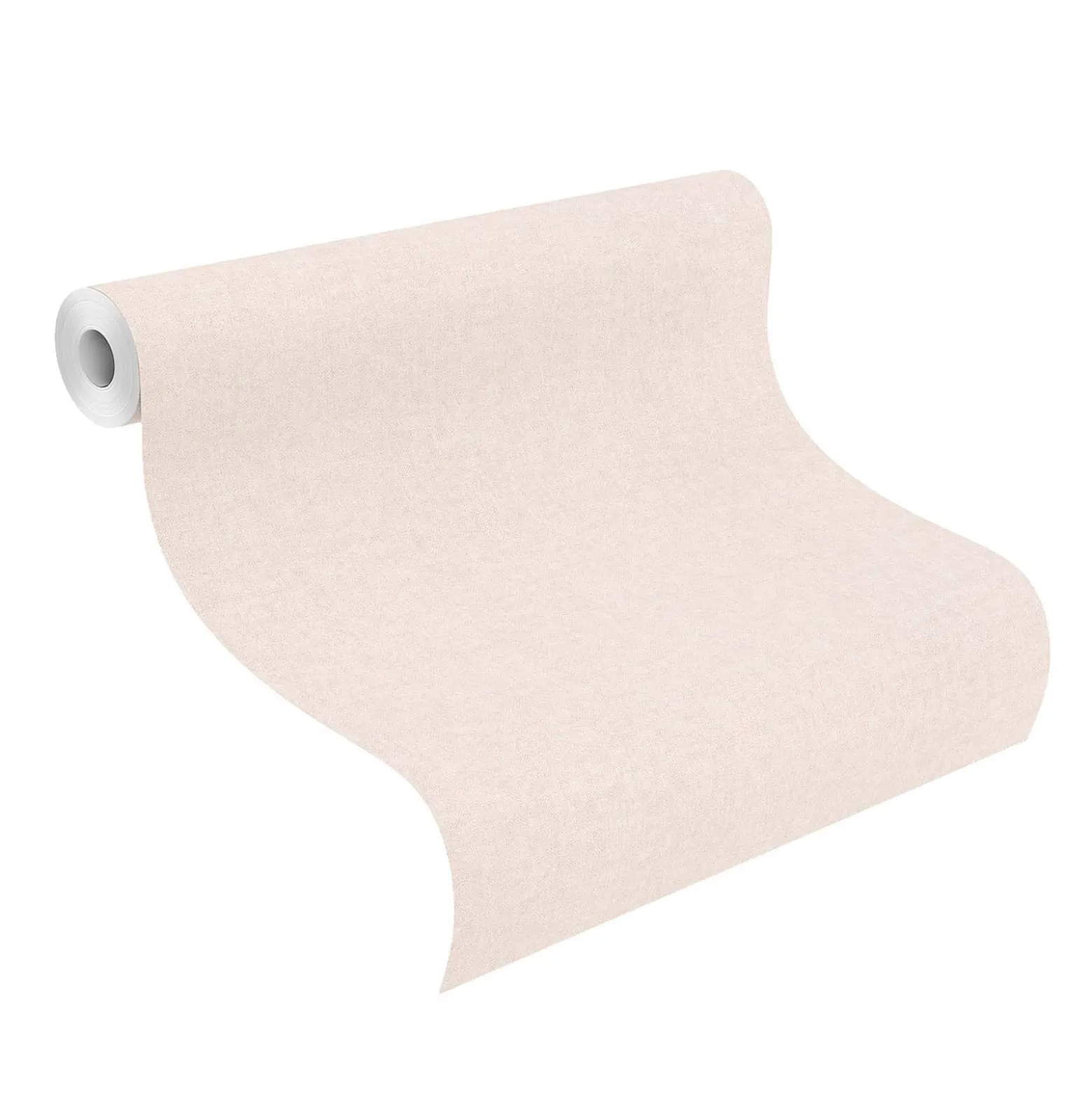 Rasch Vliestapete Uni Stoff Optik Beige Rosa 252811