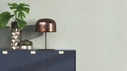 Rasch Vliestapete Uni Stoff Optik Grün Grau 252835