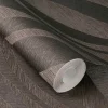 Rasch Vliestapete Wellen Grau Braun Metallic 608007