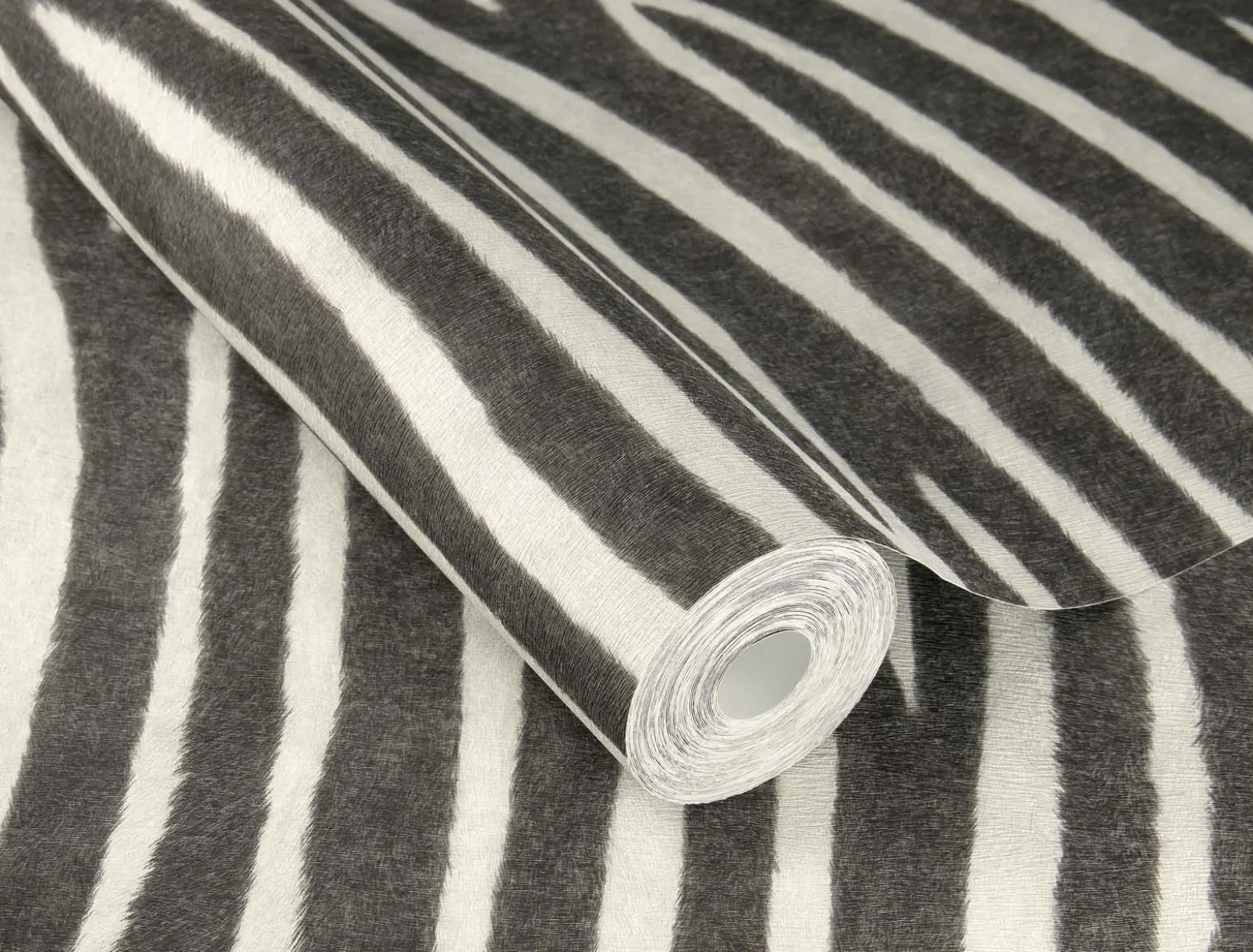 Rasch Vliestapete Zebra Streifen Schwarz Weiß 751727